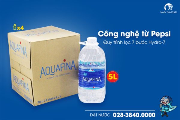 Nước Aquafina Lít Chính Hãng Nước Tinh Khiết