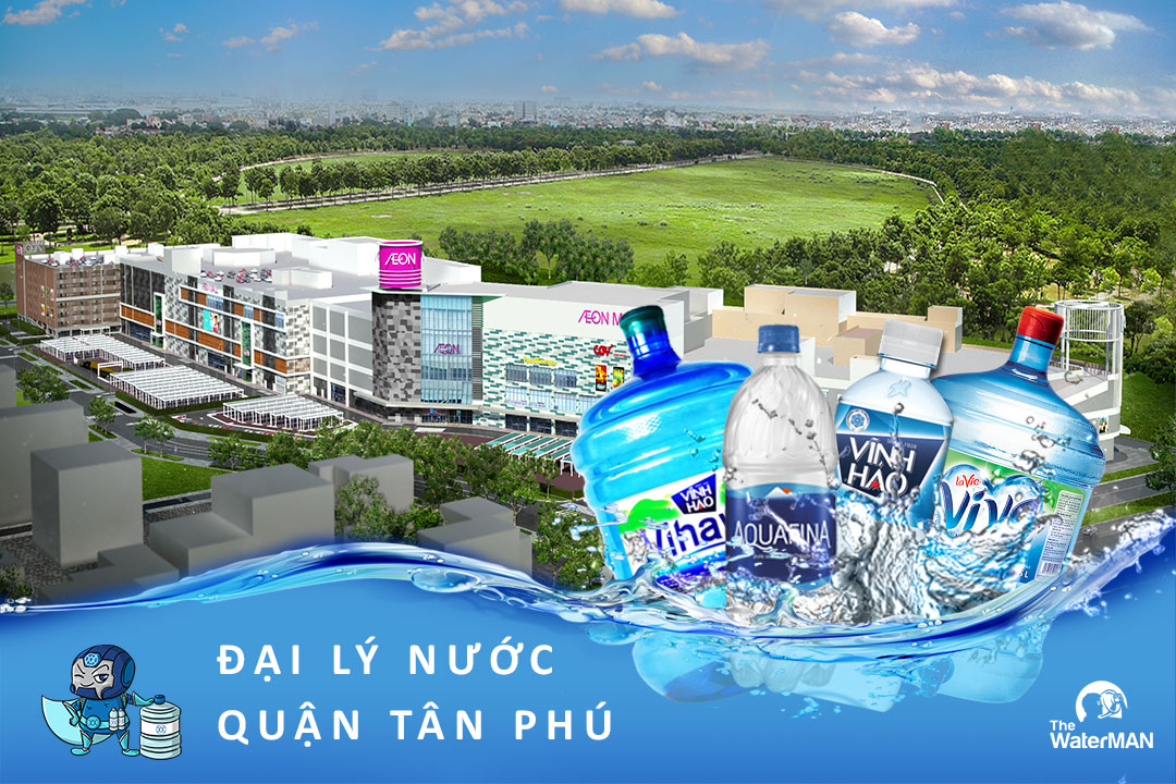 Đại lý giao nước uống đóng bình, đóng chai ở quận Tân Phú