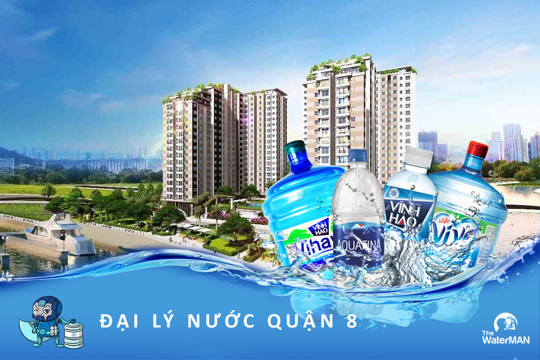 Đại lý giao nước đóng bình, đóng chai ở Quận 8