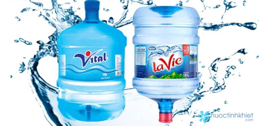 Nước khoáng Vital và Lavie