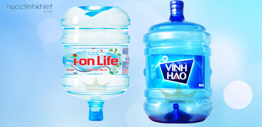 Nước khoáng Vĩnh Hảo và nước kiềm Ion-Life