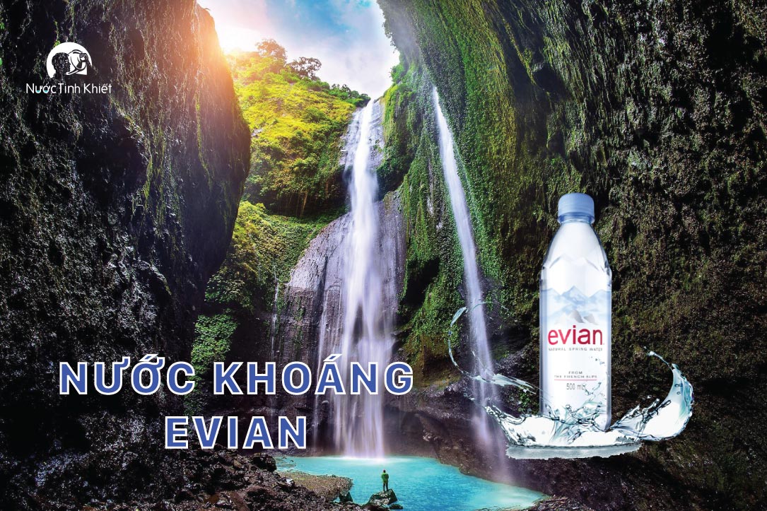 Chai nước khoáng Evian 500ml