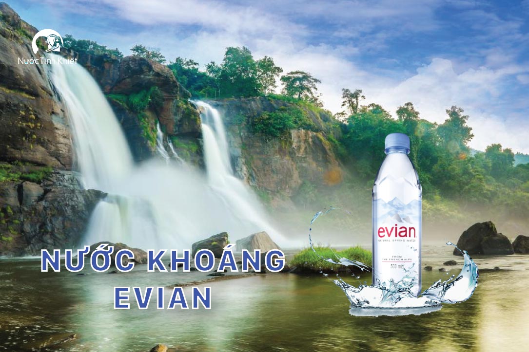 Chai nước khoáng Evian 500ml