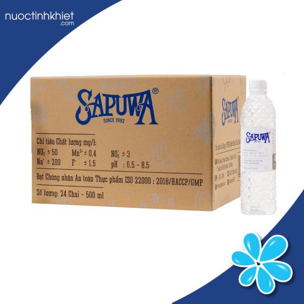 Thùng Nước Sapuwa 500ml